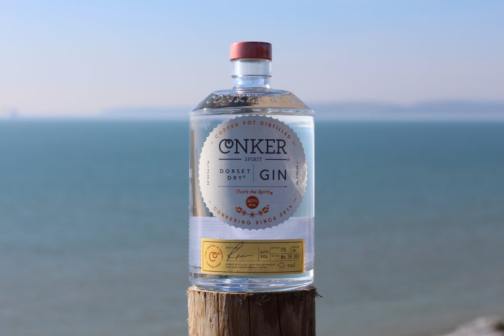 The dorset dry gin from Conker Spirit. 