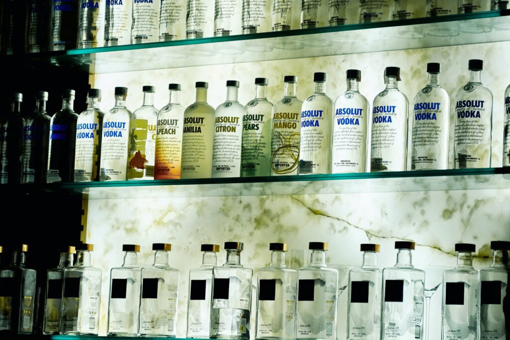 Vodka wholesale with a wide assortment full of special drinks