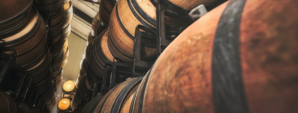 whiskey barrels