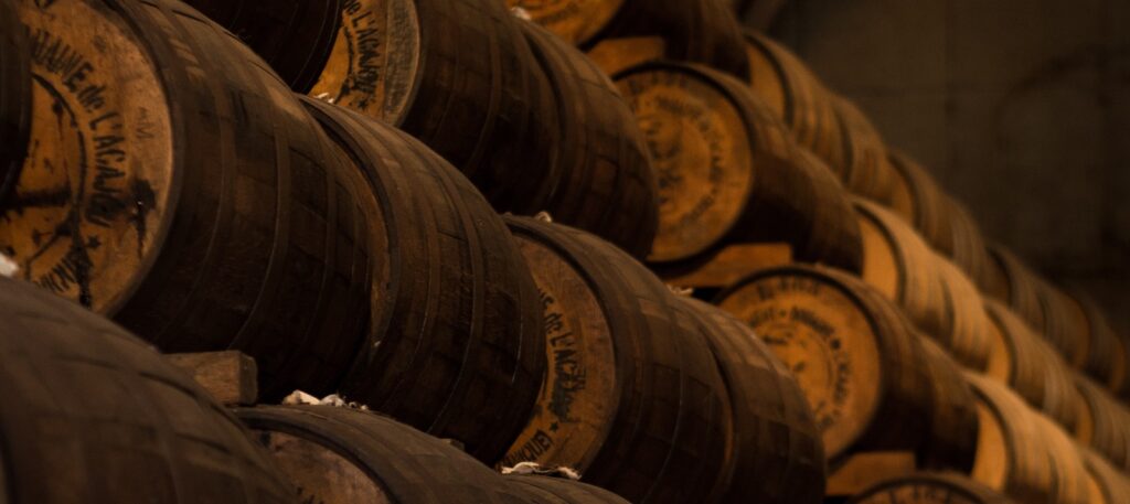 Types of cognac barrels